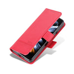 AZNS Custodia per telefono in pelle a vibrazione orizzontale con struttura in vitello magnetico, For Samsung Galaxy Z Fold3 5G, For Samsung Galaxy Z Fold4