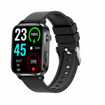 F100 Smart Watch con cinturino in TPU con schermo quadrato HD da 1,7 pollici Supporta il monitoraggio della temperatura corporea/Monitoraggio dell'ossigeno nel sangue, TPU Strap(Black), TPU Strap(Red), TPU Strap(Blue)