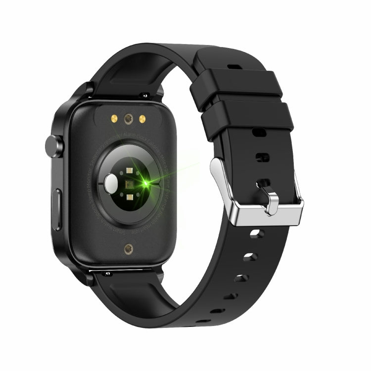 F100 Smart Watch con cinturino in TPU con schermo quadrato HD da 1,7 pollici Supporta il monitoraggio della temperatura corporea/Monitoraggio dell'ossigeno nel sangue, TPU Strap(Black), TPU Strap(Red), TPU Strap(Blue)