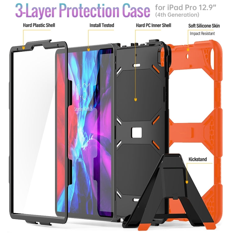 Custodia silicone antiurto per iPad Pro 12.9 pollici 2020