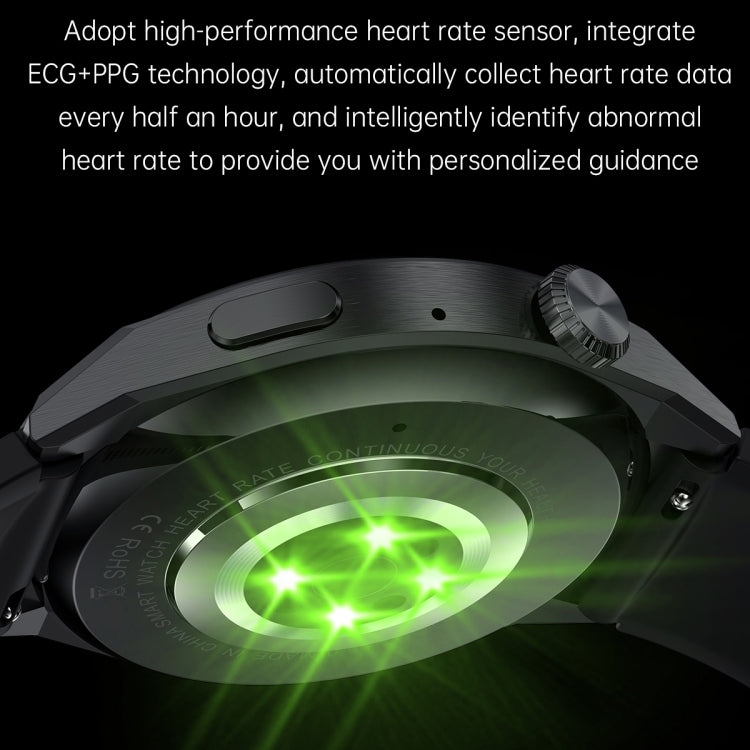 MD3MAX Porsche Ver Smart Watch con cinturino in TPU con schermo rotondo da 1,39 pollici Supporta il monitoraggio della frequenza cardiaca/Monitoraggio dell'ossigeno nel sangue, TPU Strap