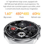 MD3MAX Porsche Ver Smart Watch con cinturino in TPU con schermo rotondo da 1,39 pollici Supporta il monitoraggio della frequenza cardiaca/Monitoraggio dell'ossigeno nel sangue, TPU Strap