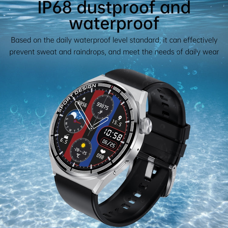 MD3MAX Porsche Ver Smart Watch con cinturino in TPU con schermo rotondo da 1,39 pollici Supporta il monitoraggio della frequenza cardiaca/Monitoraggio dell'ossigeno nel sangue, TPU Strap