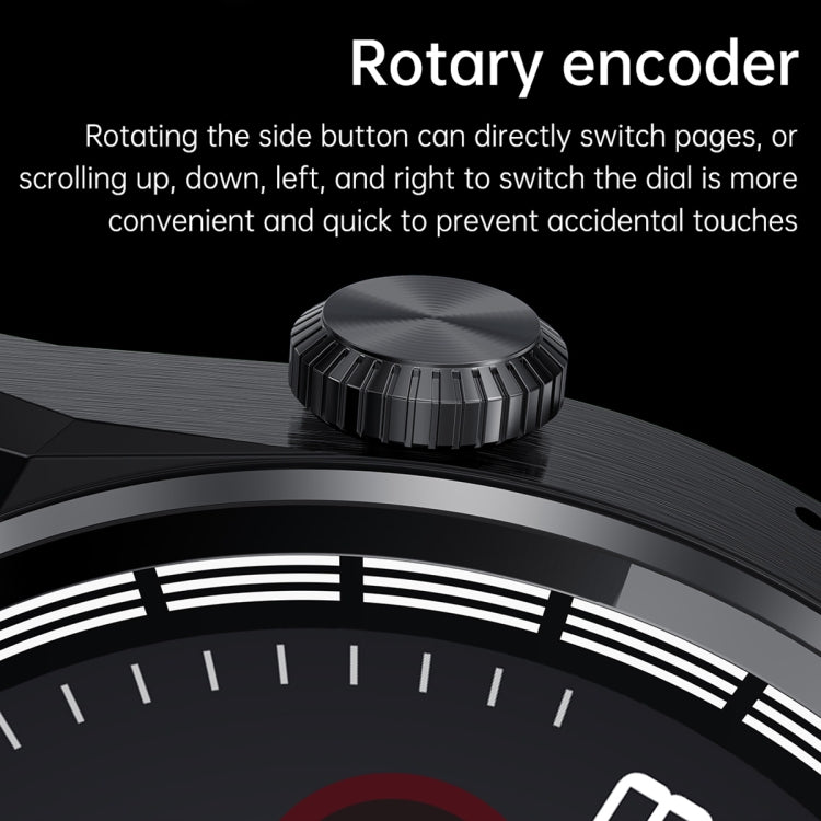 MD3MAX Porsche Ver Smart Watch con cinturino in TPU con schermo rotondo da 1,39 pollici Supporta il monitoraggio della frequenza cardiaca/Monitoraggio dell'ossigeno nel sangue, TPU Strap