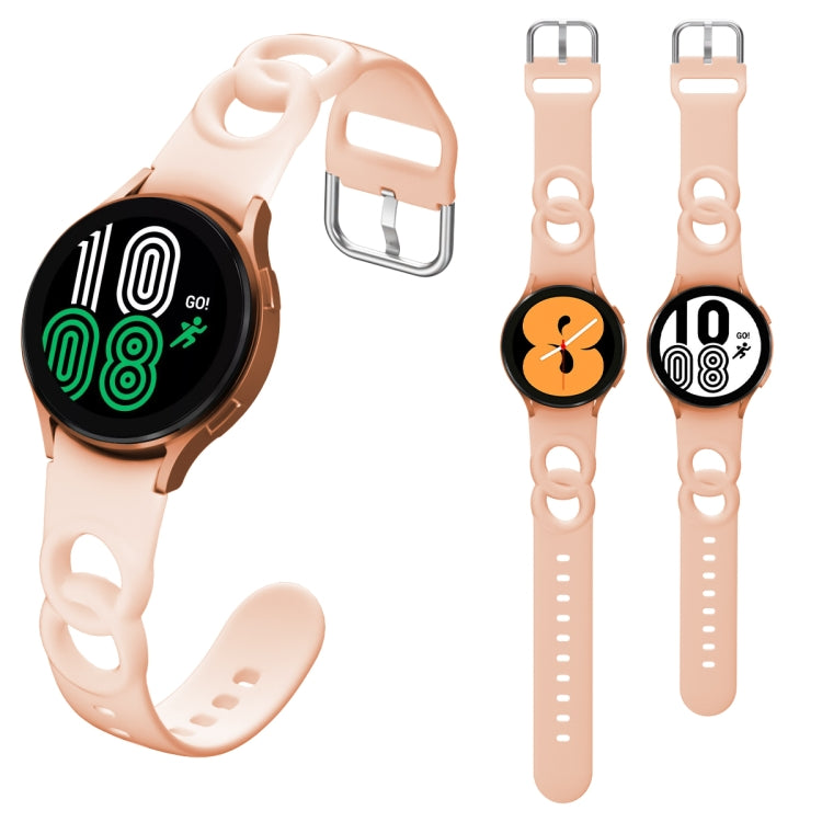 Cinturino in silicone a doppio anello scavato, For Samsung Galaxy Watch 5 40mm / 44mm