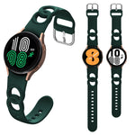 Cinturino in silicone a doppio anello scavato, For Samsung Galaxy Watch 5 40mm / 44mm