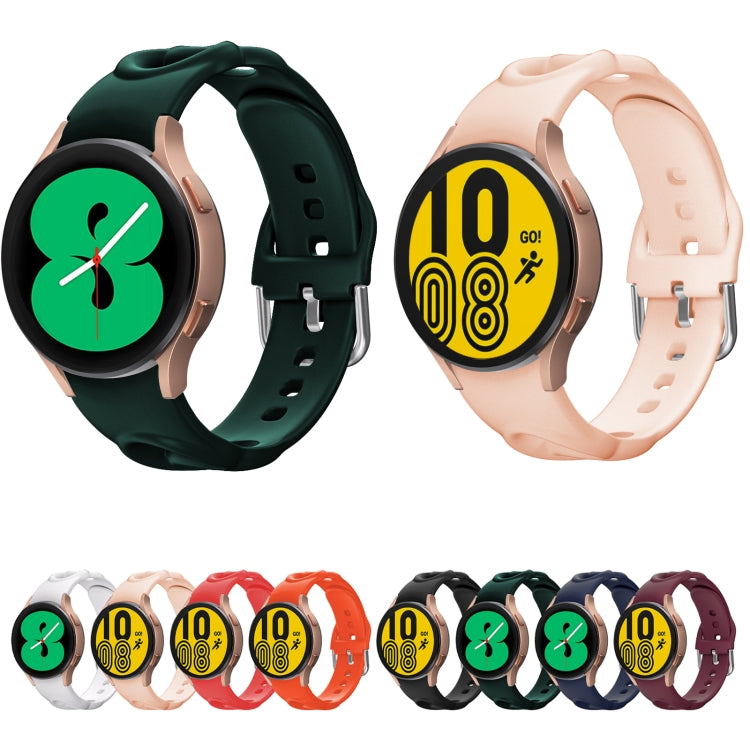Cinturino in silicone a doppio anello scavato, For Samsung Galaxy Watch 5 40mm / 44mm