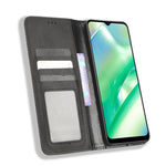 Custodia per telefono in pelle con trama retrò con fibbia magnetica, For Realme C33 4G, For T-Mobile Revvl 6 5G, For T-Mobile REVVL 6 Pro 5G, For vivo V25 5G /  X80 Lite, For vivo V25 Pro / S15 Pro, For vivo Y35 4G / Y22s 4G / Y22 4G 2022              ...