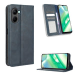 Custodia per telefono in pelle con trama retrò con fibbia magnetica, For Realme C33 4G, For T-Mobile Revvl 6 5G, For T-Mobile REVVL 6 Pro 5G, For vivo V25 5G /  X80 Lite, For vivo V25 Pro / S15 Pro, For vivo Y35 4G / Y22s 4G / Y22 4G 2022              ...