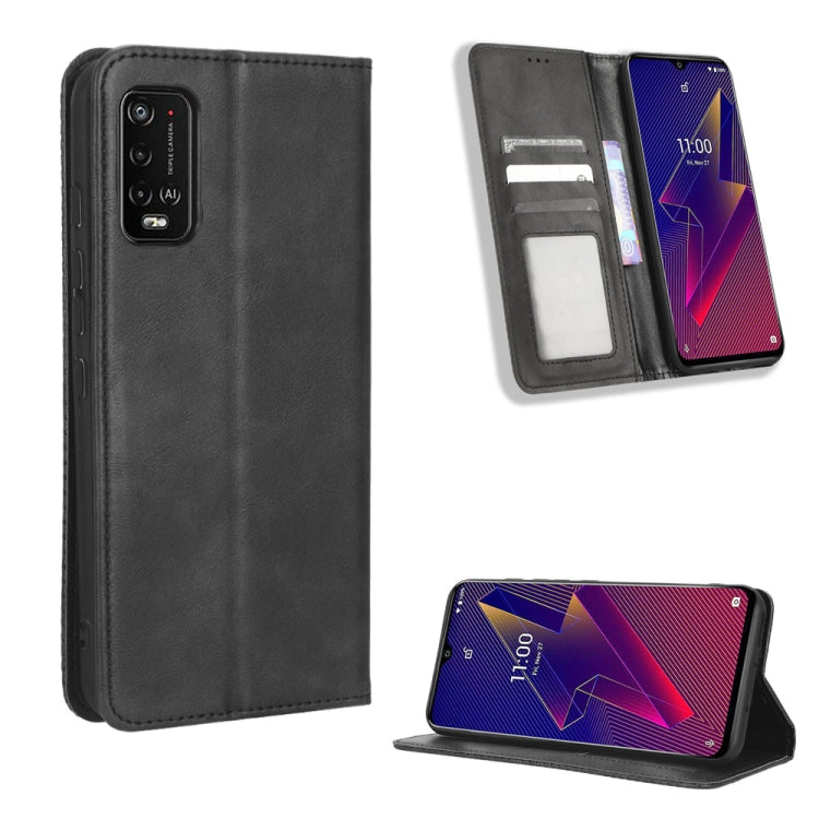Custodia per telefono in pelle con trama retrò con fibbia magnetica, For Realme C33 4G, For T-Mobile Revvl 6 5G, For T-Mobile REVVL 6 Pro 5G, For vivo V25 5G /  X80 Lite, For vivo V25 Pro / S15 Pro, For vivo Y35 4G / Y22s 4G / Y22 4G 2022              ...