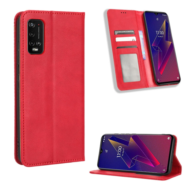 Custodia per telefono in pelle con trama retrò con fibbia magnetica, For Realme C33 4G, For T-Mobile Revvl 6 5G, For T-Mobile REVVL 6 Pro 5G, For vivo V25 5G /  X80 Lite, For vivo V25 Pro / S15 Pro, For vivo Y35 4G / Y22s 4G / Y22 4G 2022              ...