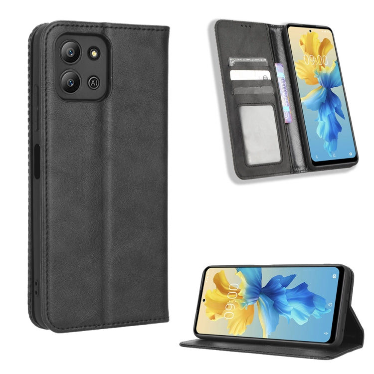 Custodia per telefono in pelle con trama retrò con fibbia magnetica, For Infinix Hot 11 2022 X675, For Infinix Hot 12 Pro X668C, For Infinix Note 12 5G / Note 12 Pro 5G, For Google Pixel 7 Pro 5G, For Google Pixel 7 5G, For Xiaomi Redmi A1