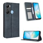 Custodia per telefono in pelle con trama retrò con fibbia magnetica, For Infinix Hot 11 2022 X675, For Infinix Hot 12 Pro X668C, For Infinix Note 12 5G / Note 12 Pro 5G, For Google Pixel 7 Pro 5G, For Google Pixel 7 5G, For Xiaomi Redmi A1