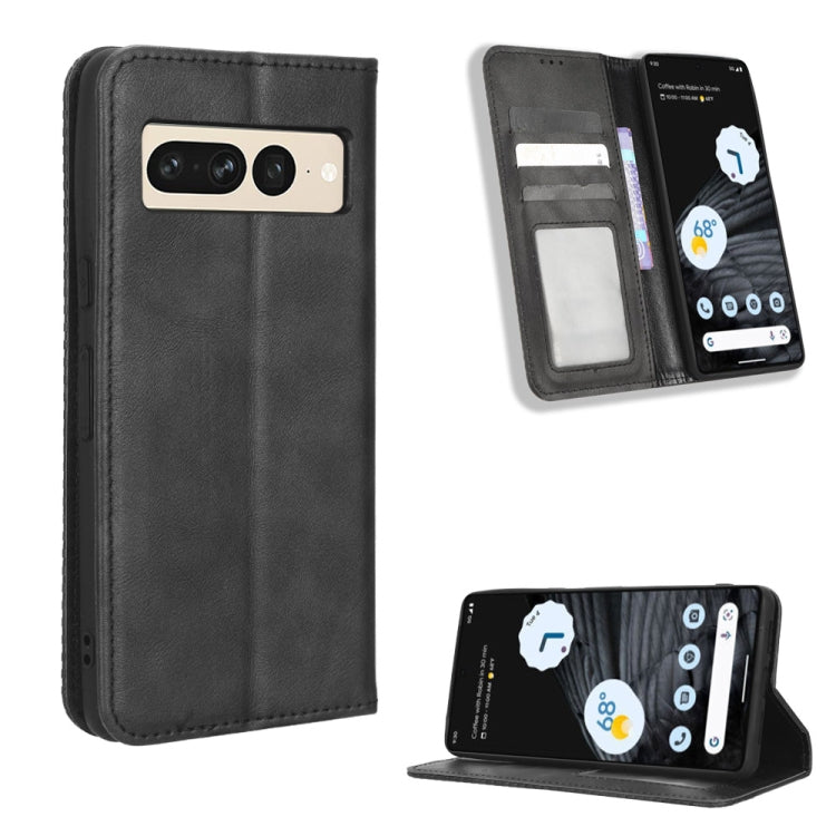 Custodia per telefono in pelle con trama retrò con fibbia magnetica, For Infinix Hot 11 2022 X675, For Infinix Hot 12 Pro X668C, For Infinix Note 12 5G / Note 12 Pro 5G, For Google Pixel 7 Pro 5G, For Google Pixel 7 5G, For Xiaomi Redmi A1