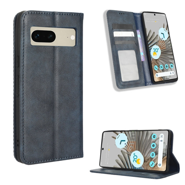 Custodia per telefono in pelle con trama retrò con fibbia magnetica, For Infinix Hot 11 2022 X675, For Infinix Hot 12 Pro X668C, For Infinix Note 12 5G / Note 12 Pro 5G, For Google Pixel 7 Pro 5G, For Google Pixel 7 5G, For Xiaomi Redmi A1