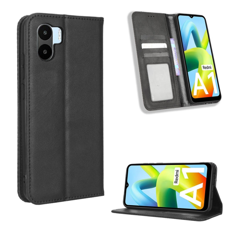 Custodia per telefono in pelle con trama retrò con fibbia magnetica, For Infinix Hot 11 2022 X675, For Infinix Hot 12 Pro X668C, For Infinix Note 12 5G / Note 12 Pro 5G, For Google Pixel 7 Pro 5G, For Google Pixel 7 5G, For Xiaomi Redmi A1