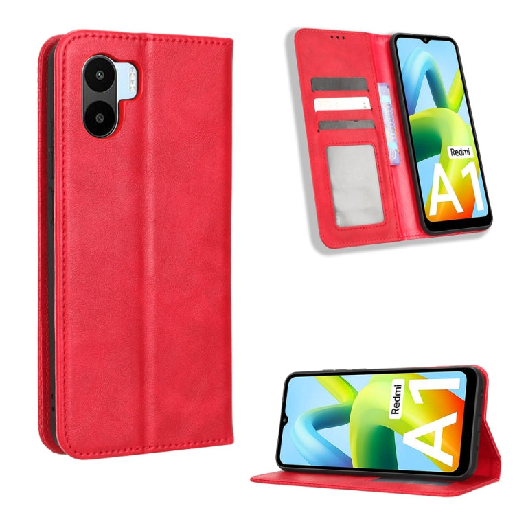 Custodia per telefono in pelle con trama retrò con fibbia magnetica, For Infinix Hot 11 2022 X675, For Infinix Hot 12 Pro X668C, For Infinix Note 12 5G / Note 12 Pro 5G, For Google Pixel 7 Pro 5G, For Google Pixel 7 5G, For Xiaomi Redmi A1