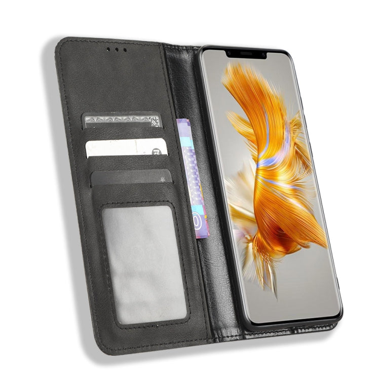 Custodia portafoglio in pelle con fibbia magnetica per smartphone