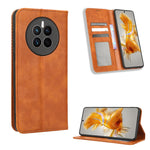 Custodia portafoglio in pelle con fibbia magnetica per smartphone