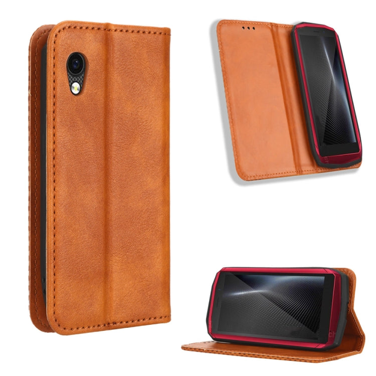 Custodia per telefono in pelle con trama retrò con fibbia magnetica, For Huawei Mate 50 Pro, For Huawei Mate 50, For Cubot Pocket, For Blackview BV7100, For Blackview OSCAL C80, For Nokia G60 5G