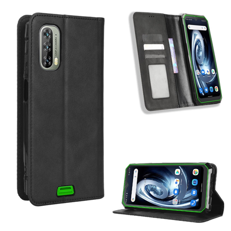Custodia portafoglio in pelle con fibbia magnetica per smartphone
