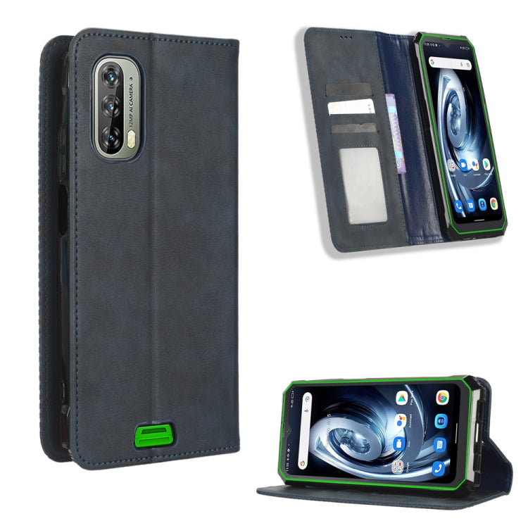 Custodia portafoglio in pelle con fibbia magnetica per smartphone