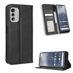 Custodia portafoglio in pelle con fibbia magnetica per smartphone
