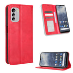 Custodia portafoglio in pelle con fibbia magnetica per smartphone
