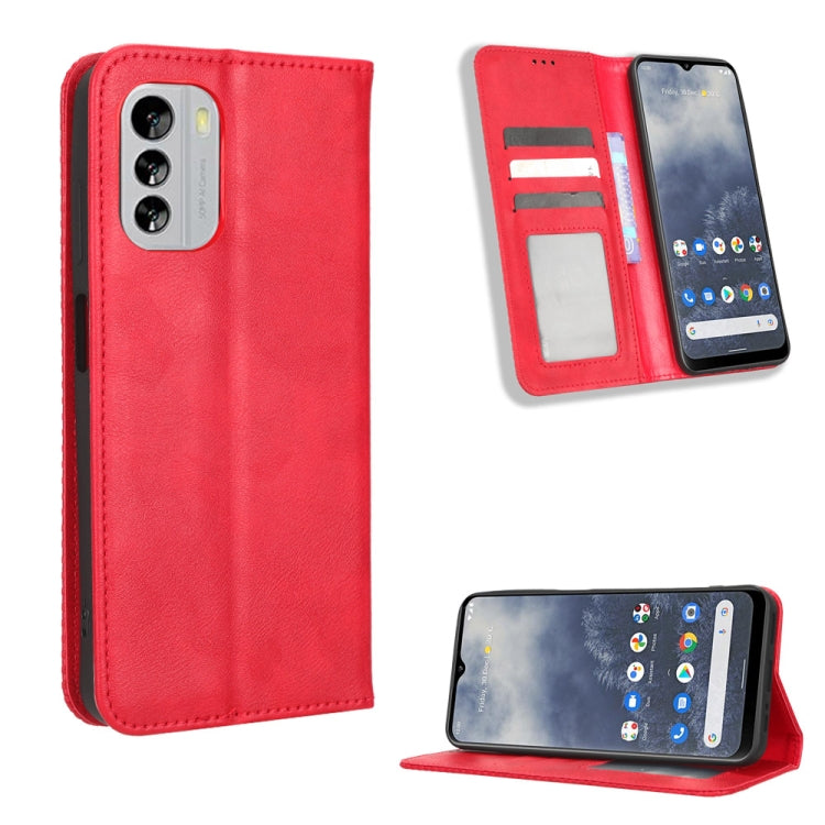 Custodia portafoglio in pelle con fibbia magnetica per smartphone