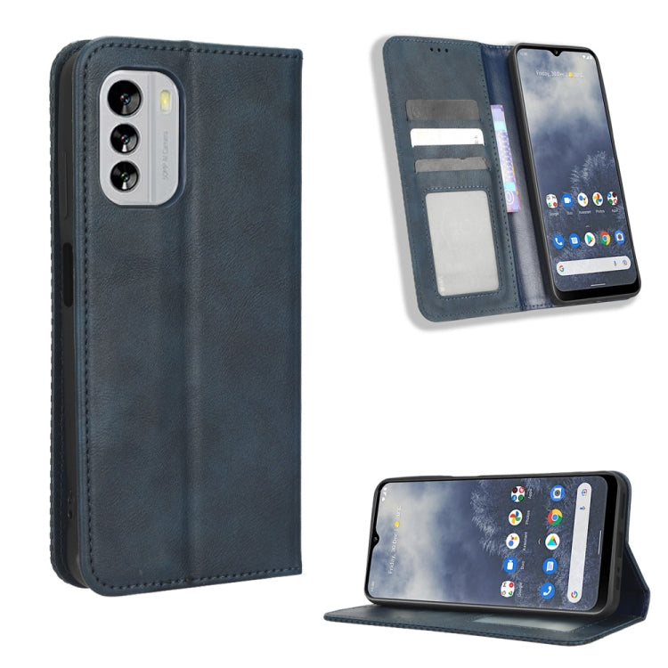Custodia portafoglio in pelle con fibbia magnetica per smartphone