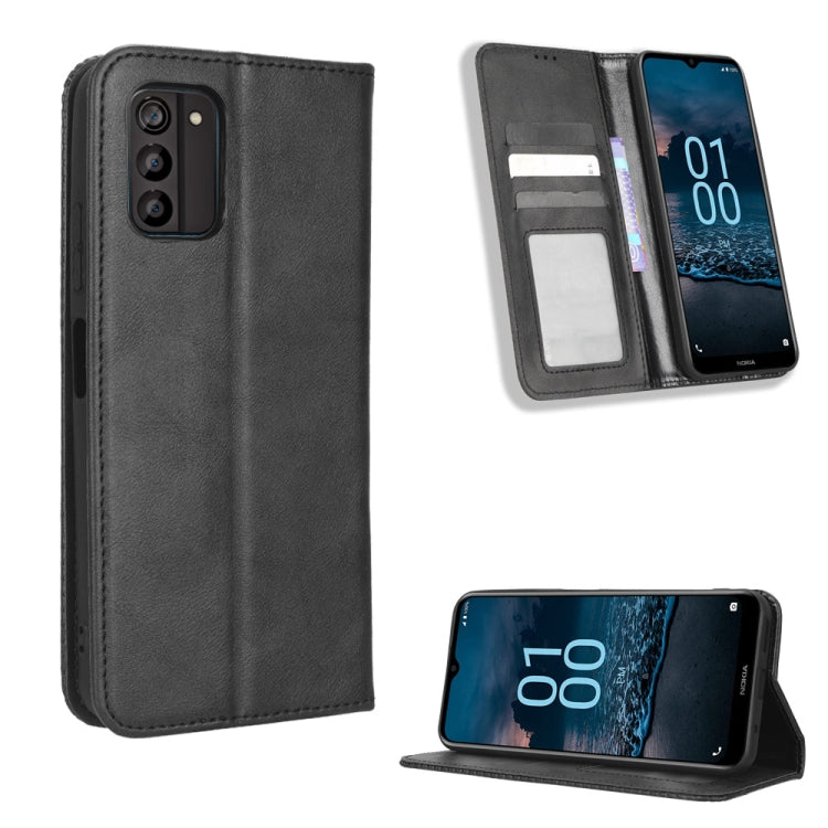 Custodia per telefono in pelle con trama retrò con fibbia magnetica, For Nokia G100, For Nokia G400, For Oukitel C31, For Honor 70 5G, For Honor X8 5G, For Samsung Galaxy A04