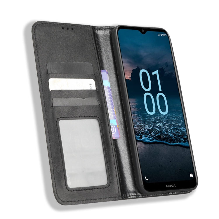 Custodia per telefono in pelle con trama retrò con fibbia magnetica, For Nokia G100, For Nokia G400, For Oukitel C31, For Honor 70 5G, For Honor X8 5G, For Samsung Galaxy A04