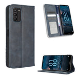 Custodia per telefono in pelle con trama retrò con fibbia magnetica, For Nokia G100, For Nokia G400, For Oukitel C31, For Honor 70 5G, For Honor X8 5G, For Samsung Galaxy A04