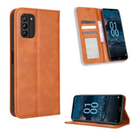 Custodia per telefono in pelle con trama retrò con fibbia magnetica, For Nokia G100, For Nokia G400, For Oukitel C31, For Honor 70 5G, For Honor X8 5G, For Samsung Galaxy A04