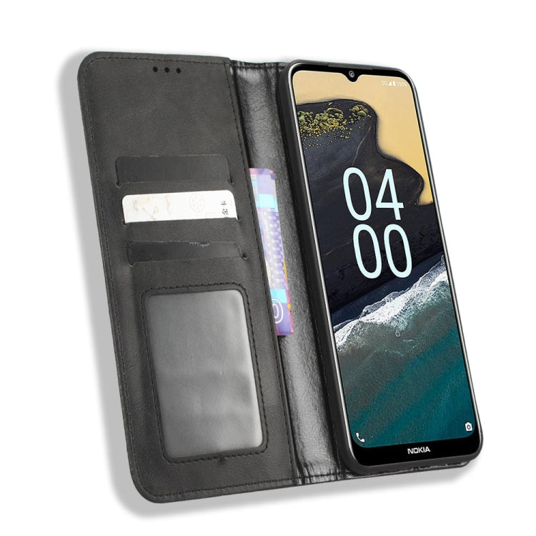 Custodia portafoglio in pelle con fibbia magnetica per smartphone