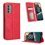 Custodia portafoglio in pelle con fibbia magnetica per smartphone