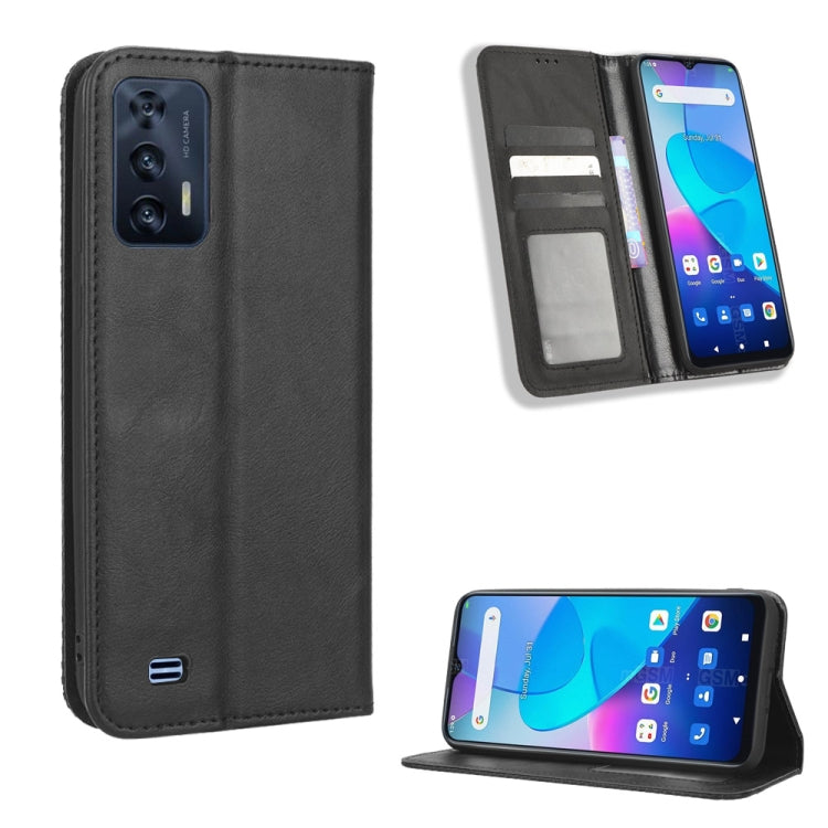 Custodia portafoglio in pelle con fibbia magnetica per smartphone
