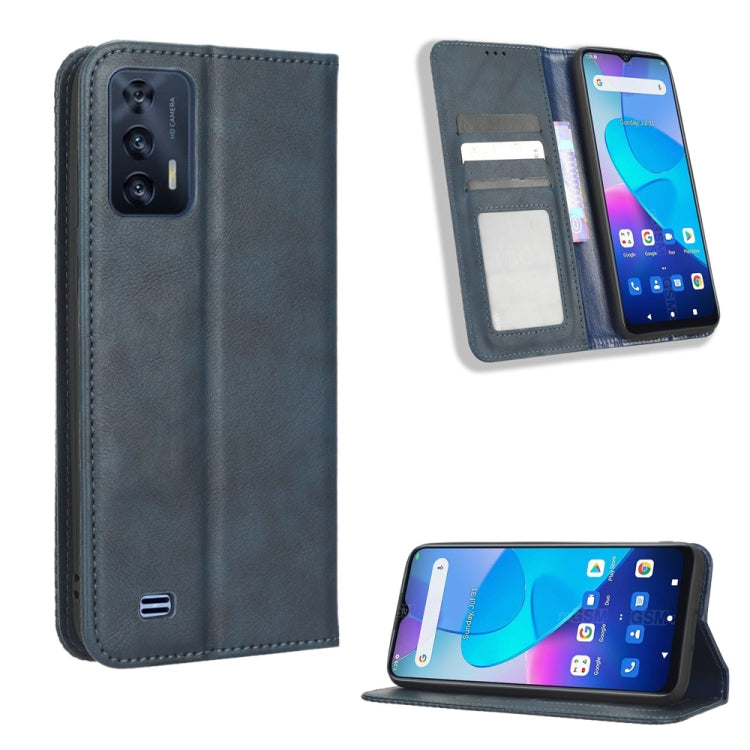 Custodia portafoglio in pelle con fibbia magnetica per smartphone