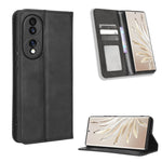 Custodia portafoglio in pelle con fibbia magnetica per smartphone