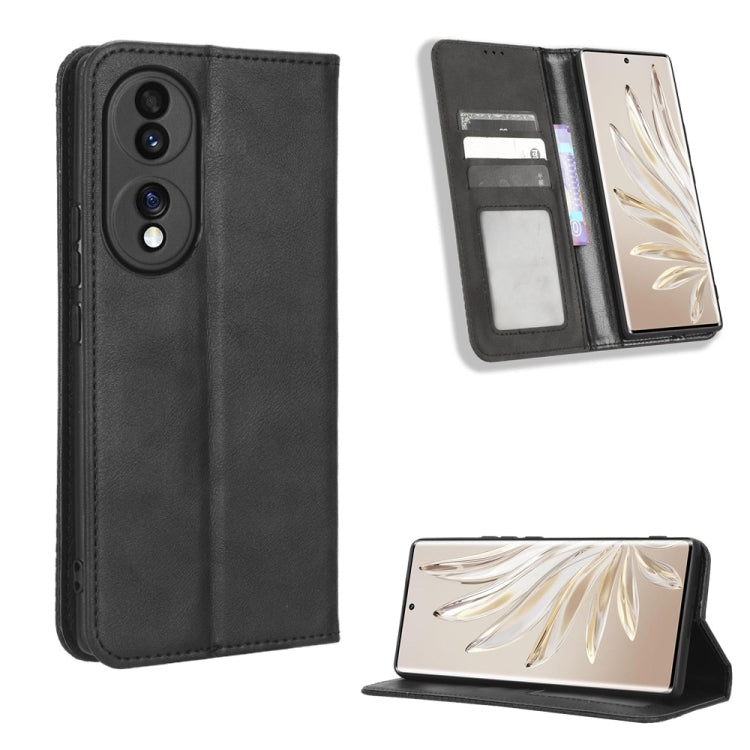 Custodia portafoglio in pelle con fibbia magnetica per smartphone