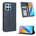 Custodia portafoglio in pelle con fibbia magnetica per smartphone