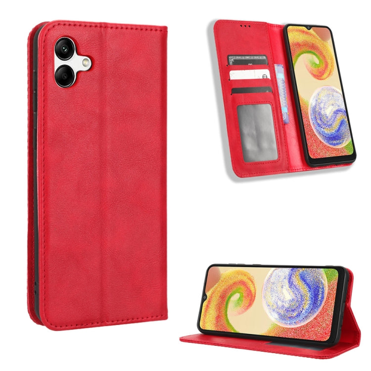 Custodia portafoglio in pelle con fibbia magnetica per smartphone