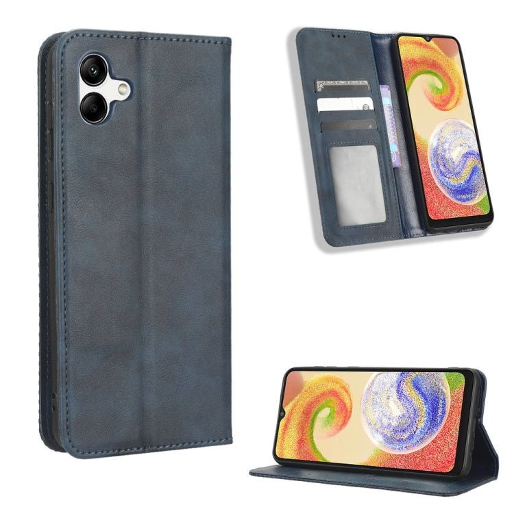 Custodia portafoglio in pelle con fibbia magnetica per smartphone