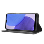 Custodia per telefono in pelle con trama retrò con fibbia magnetica, For Samsung Galaxy A23e / A23s / A23 5G JP, For Sony Xperia 5 IV, For Sharp Aquos Sense7 Plus, For iPhone 14 Plus, For Sharp Aquos Sense7, For iPhone 14 Pro Max