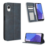 Custodia per telefono in pelle con trama retrò con fibbia magnetica, For Samsung Galaxy A23e / A23s / A23 5G JP, For Sony Xperia 5 IV, For Sharp Aquos Sense7 Plus, For iPhone 14 Plus, For Sharp Aquos Sense7, For iPhone 14 Pro Max