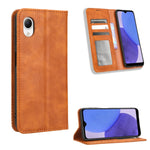 Custodia per telefono in pelle con trama retrò con fibbia magnetica, For Samsung Galaxy A23e / A23s / A23 5G JP, For Sony Xperia 5 IV, For Sharp Aquos Sense7 Plus, For iPhone 14 Plus, For Sharp Aquos Sense7, For iPhone 14 Pro Max