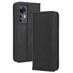 Custodia per telefono in pelle con trama retrò con fibbia magnetica, For Xiaomi 12T / Redmi K50 Ultra, For iPhone 14 Pro, For Xiaomi Poco C40, For Xiaomi Poco M4 5G, For Xiaomi Poco M5, For UMIDIGI Power 7 Max