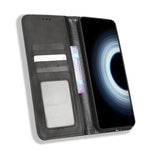 Custodia per telefono in pelle con trama retrò con fibbia magnetica, For Xiaomi 12T / Redmi K50 Ultra, For iPhone 14 Pro, For Xiaomi Poco C40, For Xiaomi Poco M4 5G, For Xiaomi Poco M5, For UMIDIGI Power 7 Max