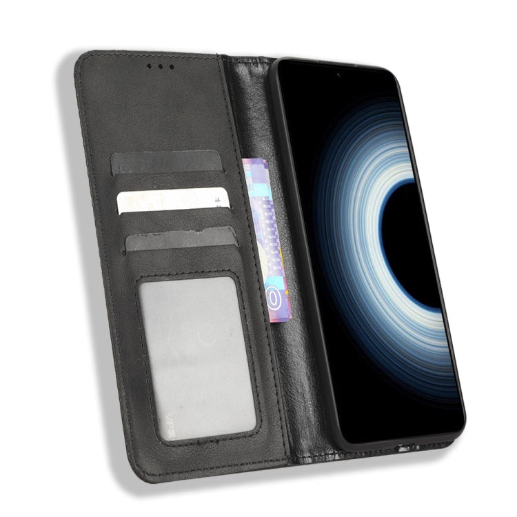 Custodia per telefono in pelle con trama retrò con fibbia magnetica, For Xiaomi 12T / Redmi K50 Ultra, For iPhone 14 Pro, For Xiaomi Poco C40, For Xiaomi Poco M4 5G, For Xiaomi Poco M5, For UMIDIGI Power 7 Max