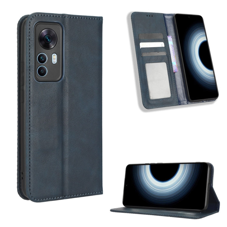 Custodia per telefono in pelle con trama retrò con fibbia magnetica, For Xiaomi 12T / Redmi K50 Ultra, For iPhone 14 Pro, For Xiaomi Poco C40, For Xiaomi Poco M4 5G, For Xiaomi Poco M5, For UMIDIGI Power 7 Max